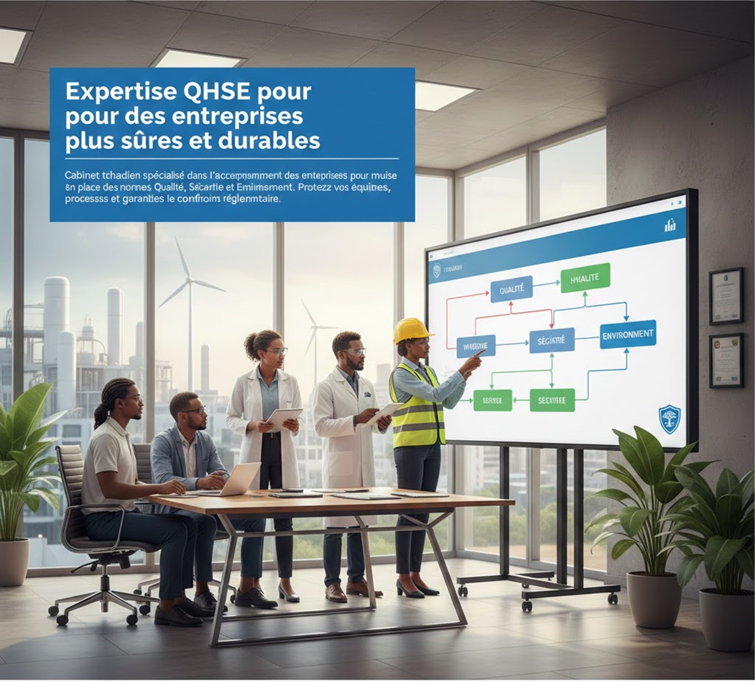 Équipe CEEF QH2SE au travail